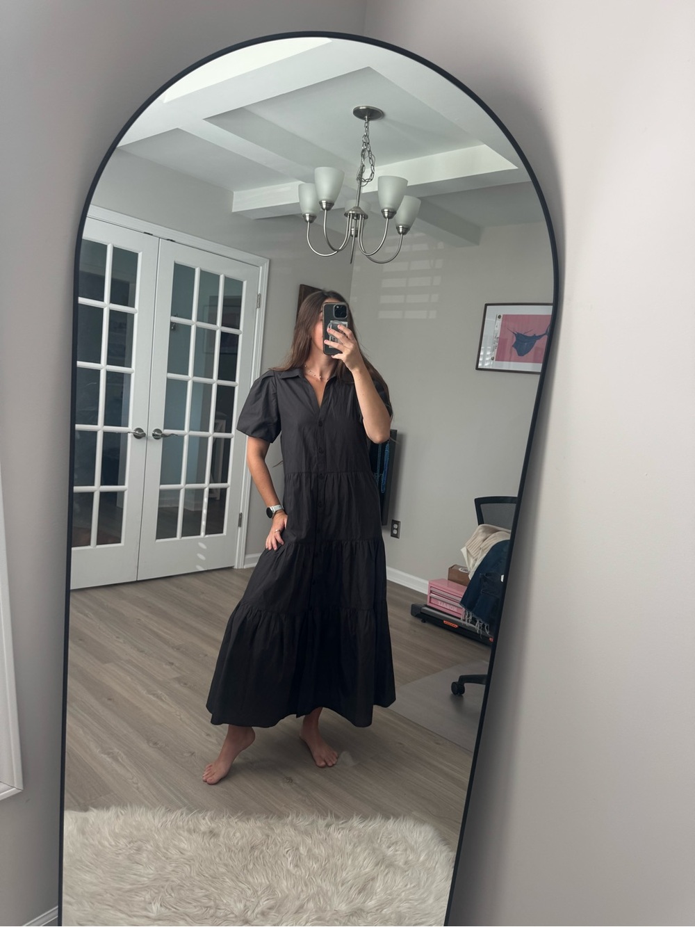 Brochu Walker The Havana Dress Washed Black M
